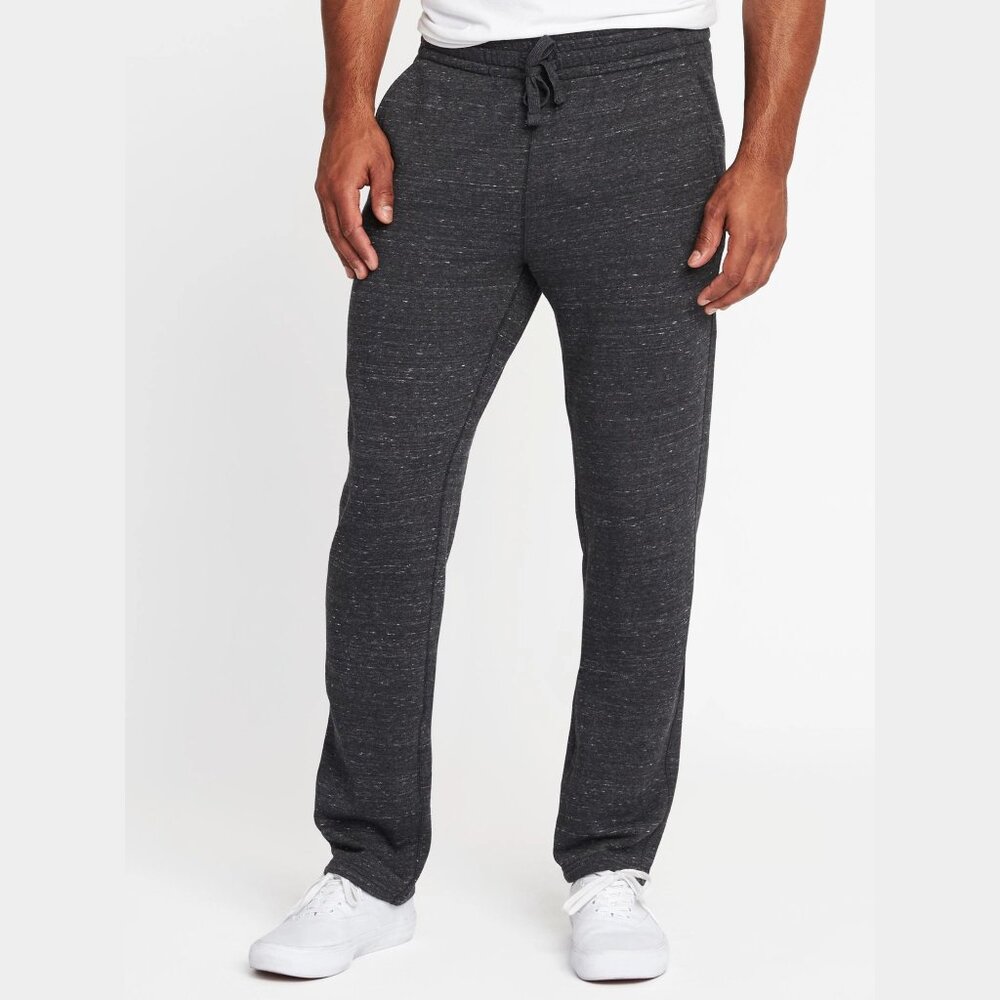 Old Navy Regular Regular Spacedye Fleece Sweatpants Dark Grey XL